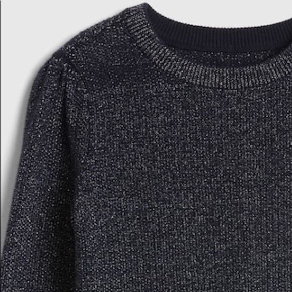 New GAP KIDS Navy Metallic Sparkle Sweater xxl - Picture 2 of 3
